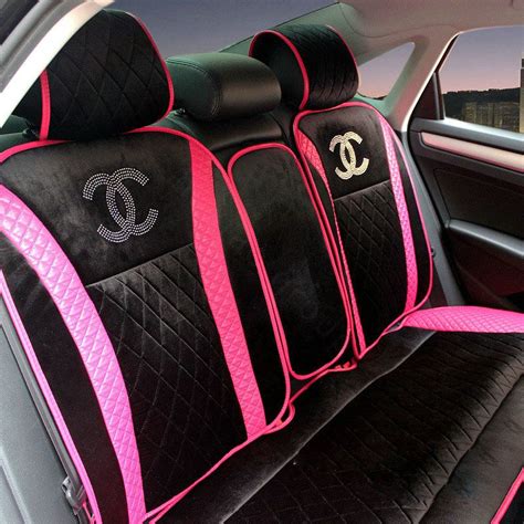 pink chanel seat covers|Chanel Car Seat Covers .